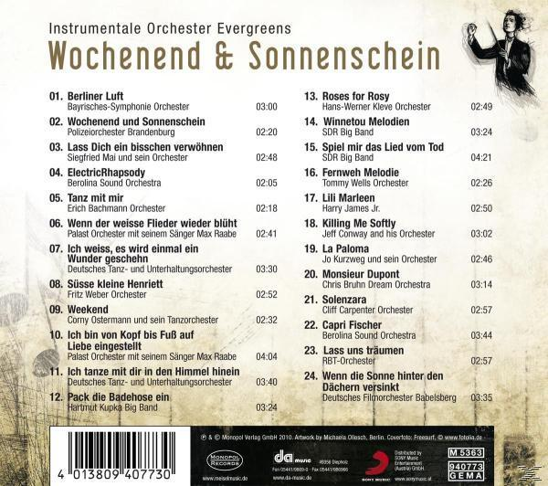 VARIOUS - Wochenend Und Sonnenschein  - (CD)