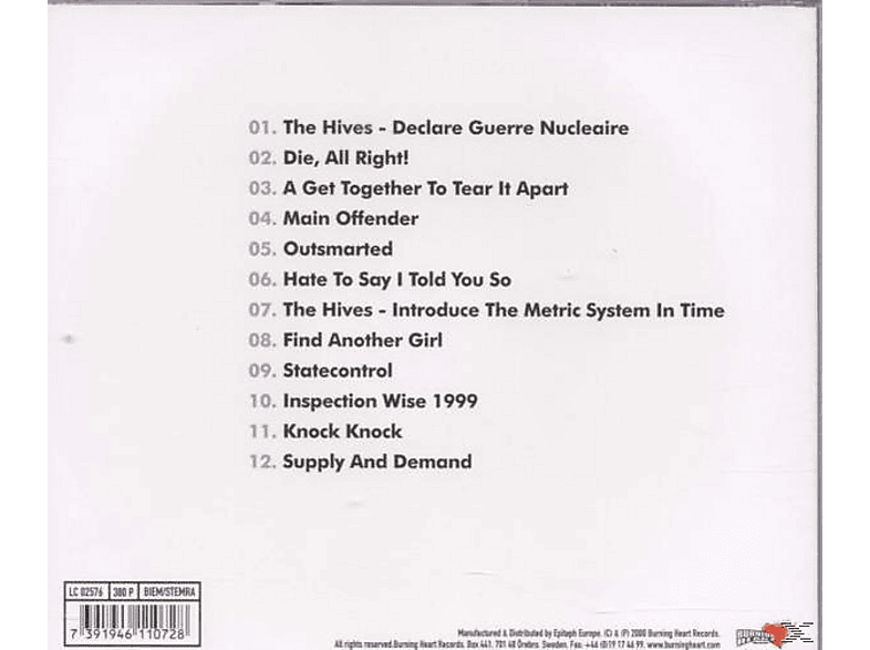 Thumbnail - The Hives - Veni, Vidi, Vicious (CD)