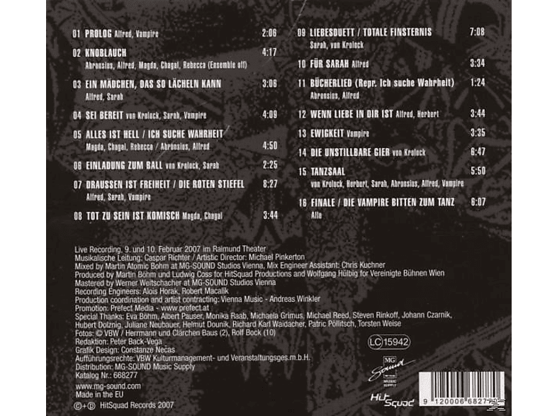 Thumbnail - Vereinigte Bühnen Wien - Tanz der Vampire-Das Musical (CD)