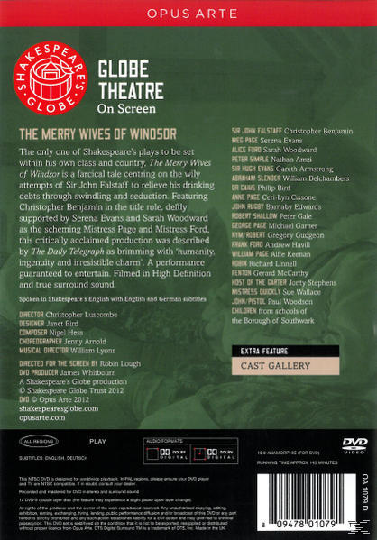 Benjamin/Evans/Woodward - The Merry Wives Of Windsor  - (DVD)