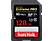 SANDISK Extreme PRO 128GB - Speicherkarte  (128 GB, 95, Schwarz)