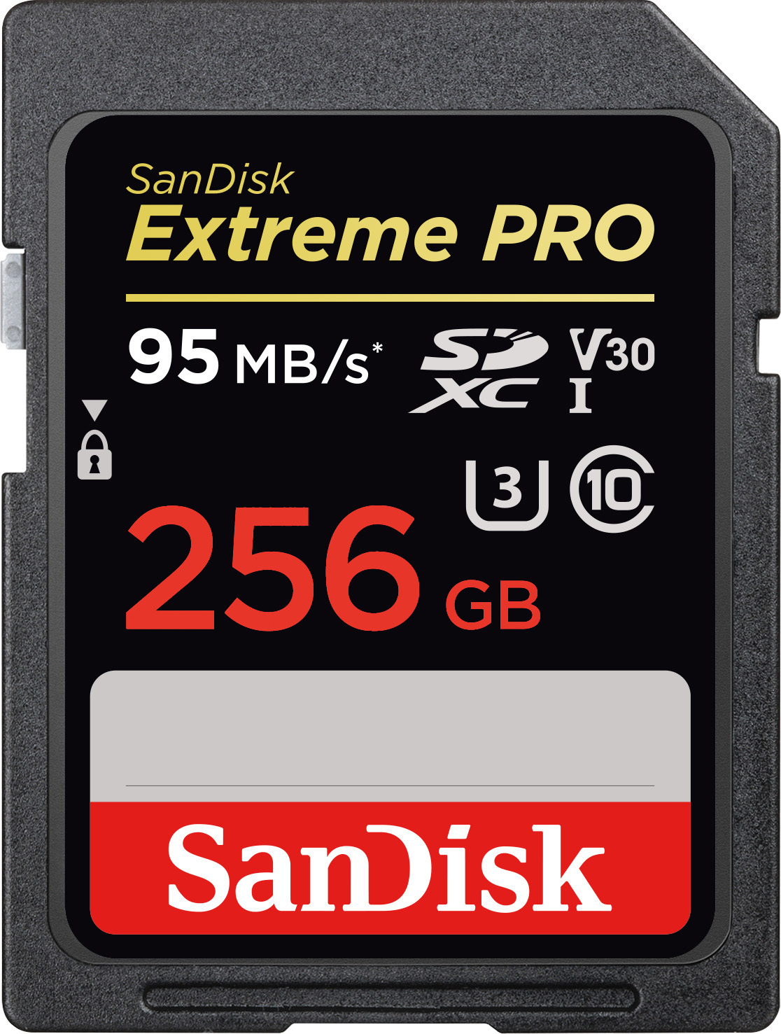 SANDISK Extreme PRO UHS-I, SDXC Speicherkarte, 256 GB, 95 MB/s