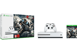 MICROSOFT Xbox One S 1TB Konsole - Gears of War 4 Bundle