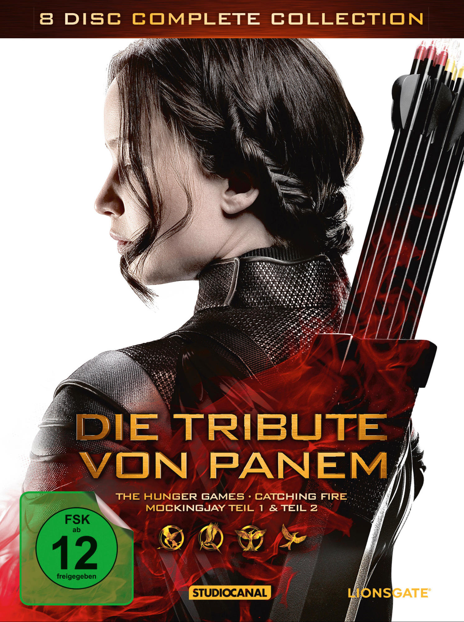 Die Tribute von Panem - Complete Collection (Jennifer Lawrence) [DVD]