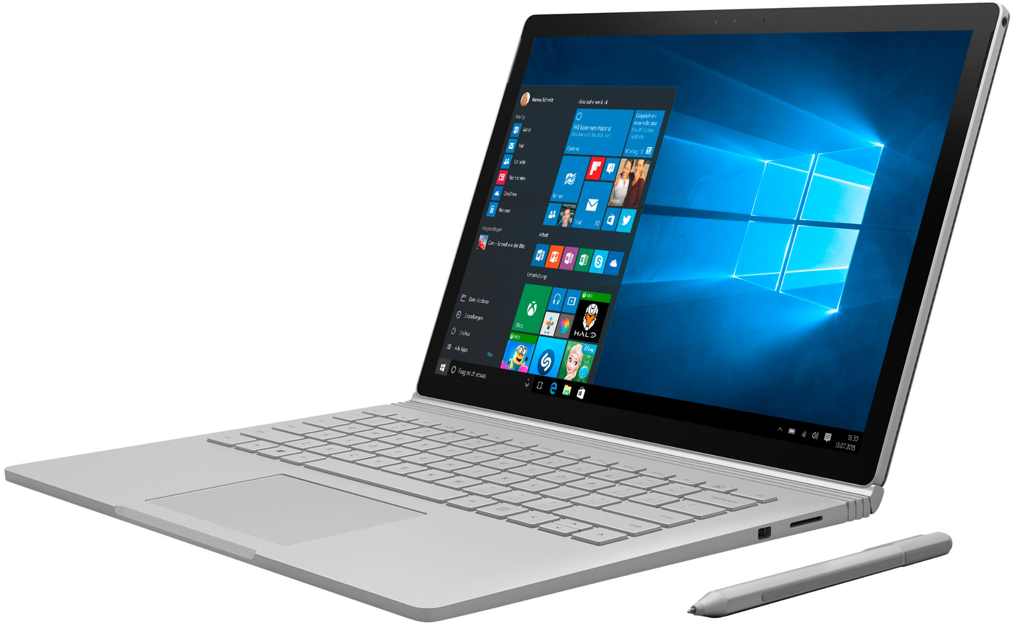 MICROSOFT Surface Book - 13,5 Zoll - Intel® Core™ i5 i5-6300U - 8 GB - 256 GB - NVIDIA - Windows 10 Pro (32 bit)