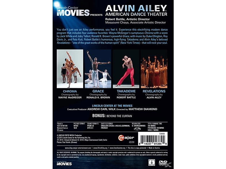 Thumbnail - Alvin Ailey - American Dance Theater DVD