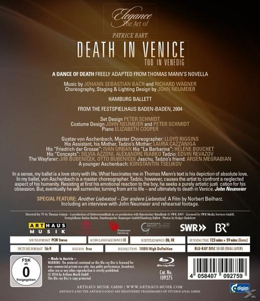 John Neumeier, Hamburg Ballett - Venice - (Blu-ray) Death in