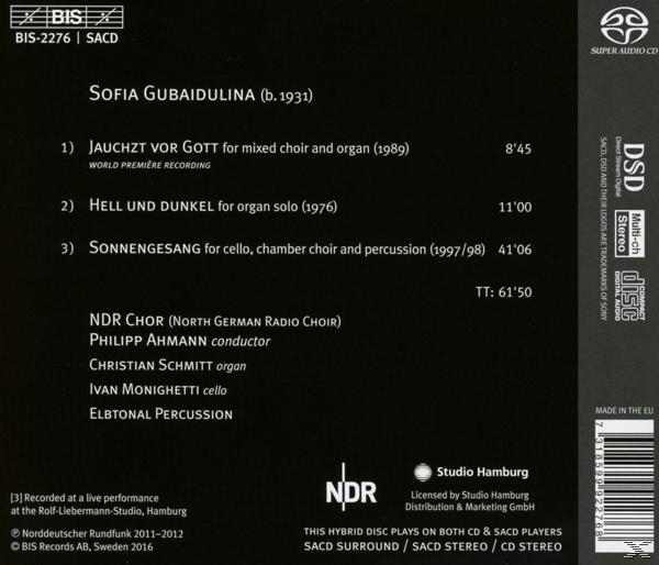 Schmitt/Monighetti/NDR Chor/Ahmann - Sonnengesang  - (SACD Hybrid)