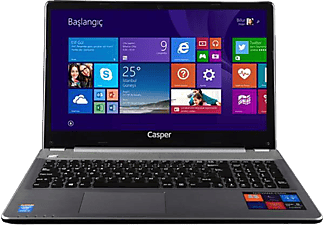 CASPER CN.M5L-7200A 15.6"  Core i5-7200U 2.5 GHz 8GB 500GB GT940M 2GB Windows 10 Laptop