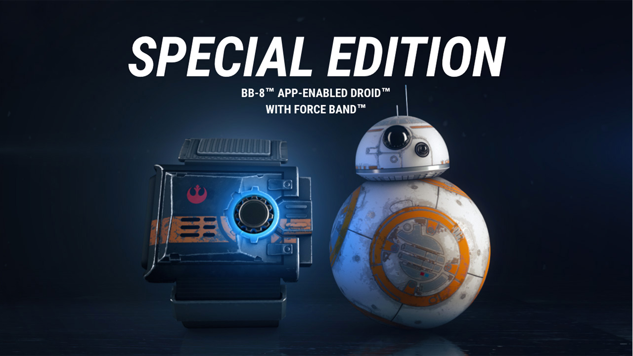 SPHERRO BB 8 StarWars Droid + Forceband Set