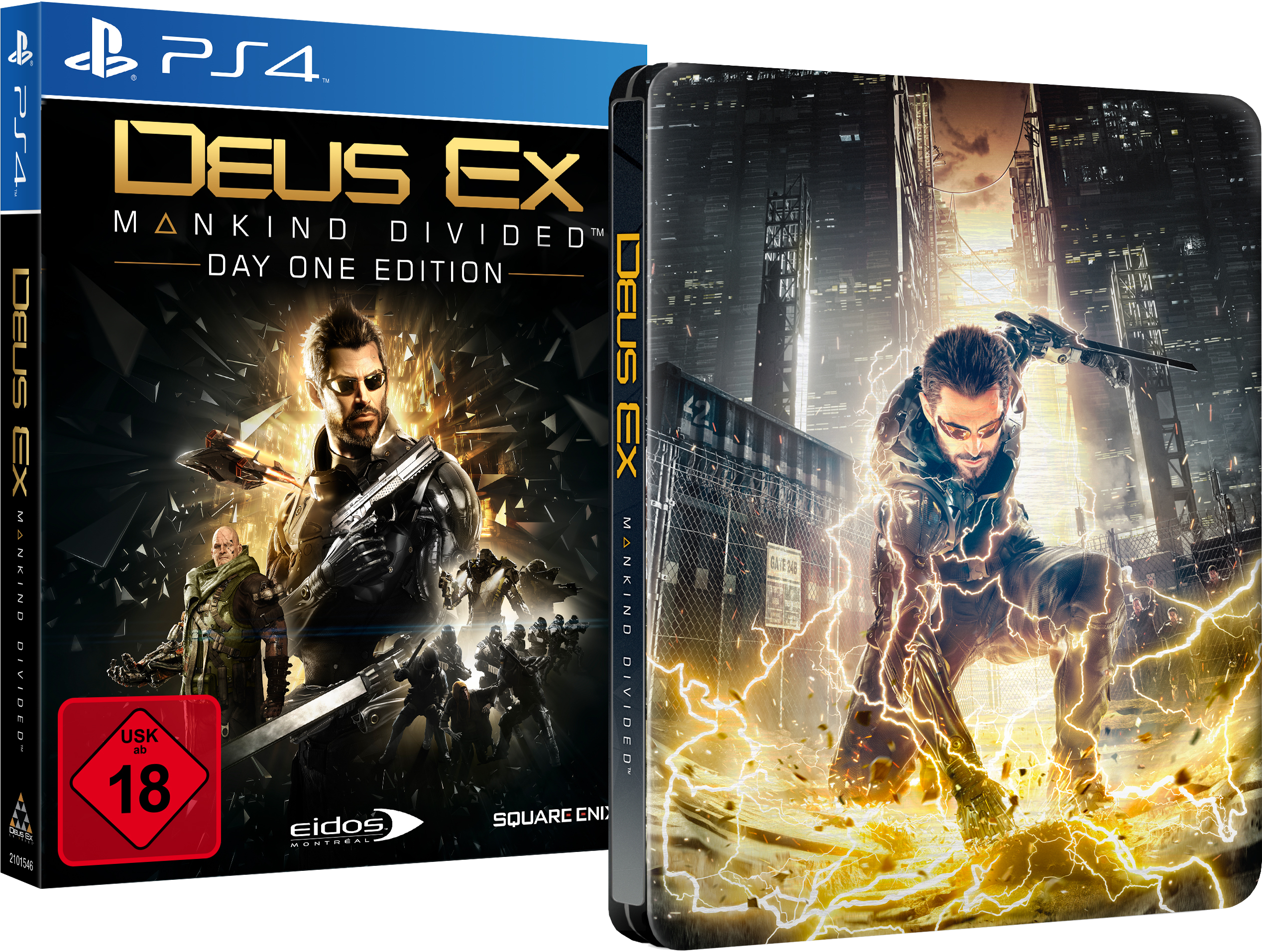 Deus Ex - Mankind Divided (Day One Edition inkl. Steelbook) - [PlayStation 4]