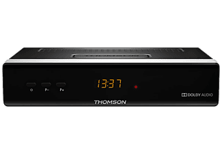 THOMSON Digitaler HD Satelliten Receiver THS222, Ethernet fähig, schwarz