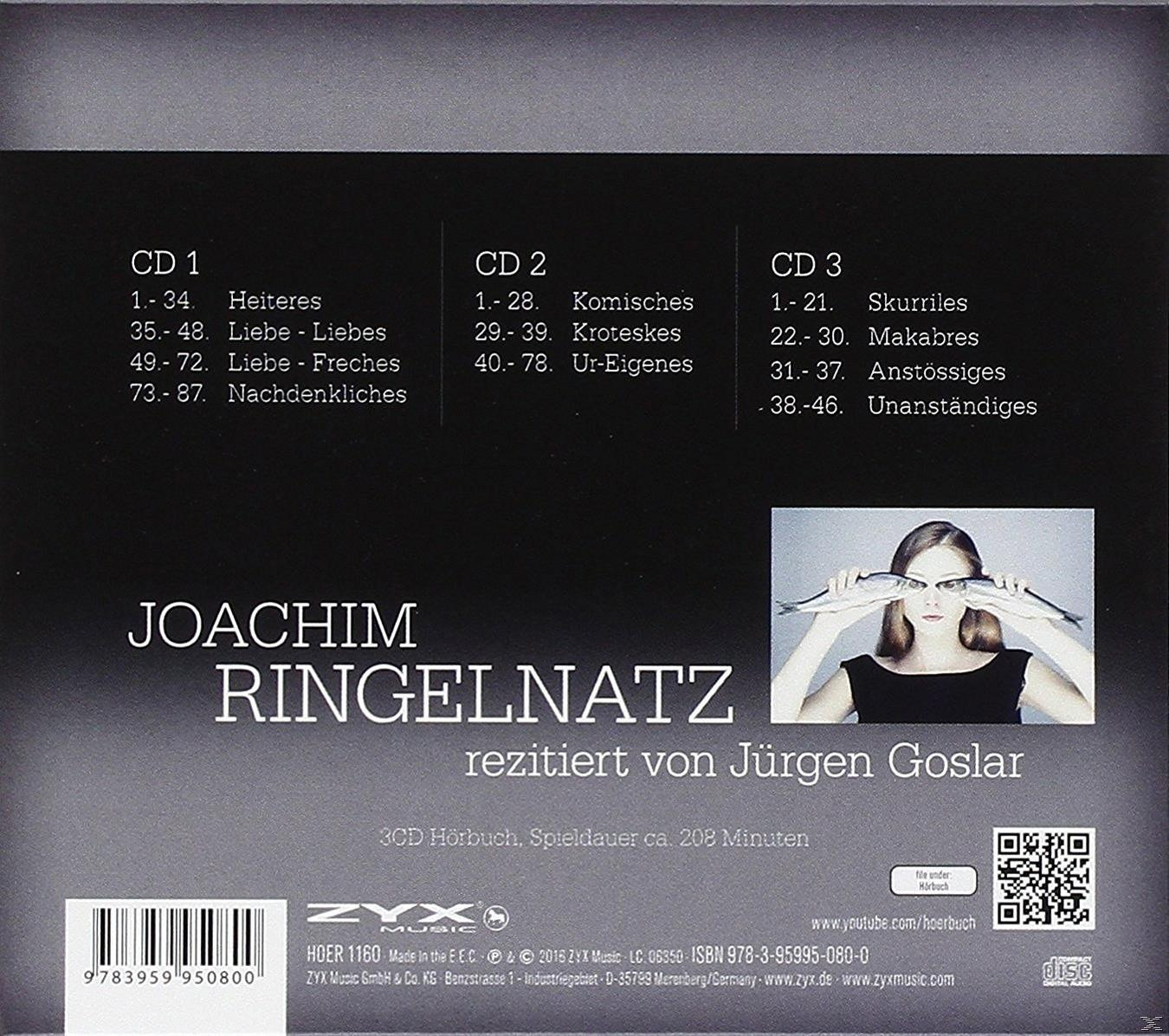 Jürgen Goslar - - Box (CD) Ringelnatz