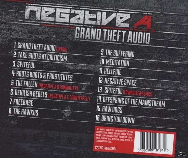 Negative A - Grand Theft Audio  - (CD)