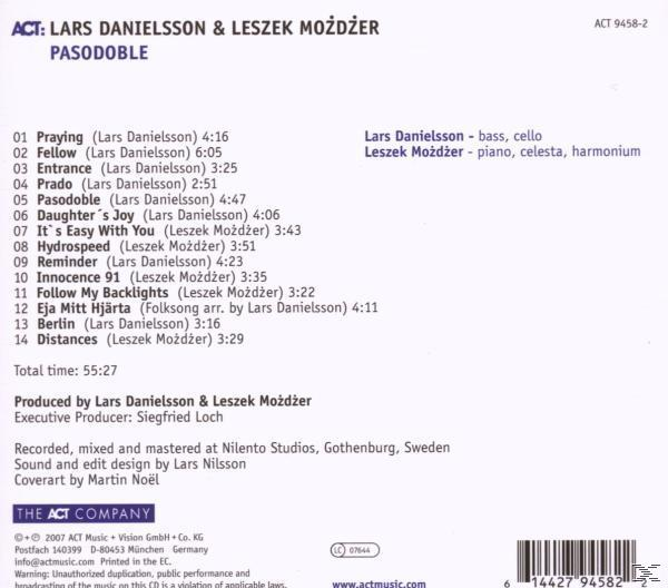 Danielsson Lars, Leszek Możdżer - Pasodoble  - (CD)