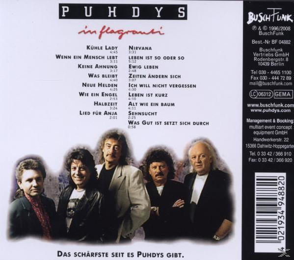 Puhdys - Inflagranti.Live  - (CD)