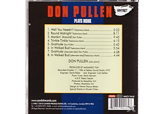 Don Pullen - Plays Monk  - (CD)