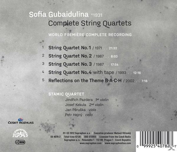 Stamic Quartet - Sämtliche Streichquartette  - (CD)