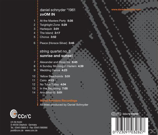 Schnyder Daniel - Zoom In  - (CD)