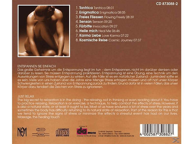 Thumbnail - Stephan North - Entspanne Deinen Körper- Relax The Body (CD)