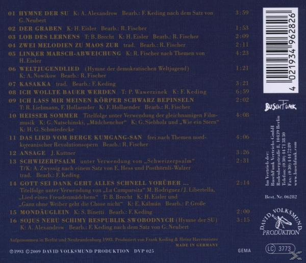 Bolschewistische Kurkapelle Schwarz-rot - Werke  - (CD)