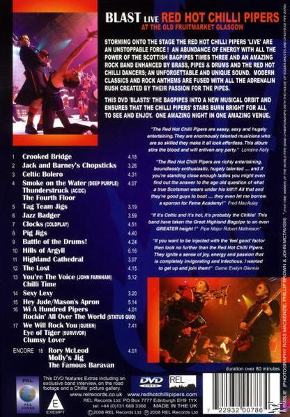Red Hot Chilli Pipers - Blast Live  - (DVD)