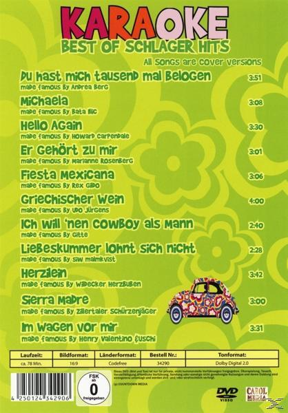 VARIOUS - Karaoke-Best Of Schlager Hits  - (DVD)