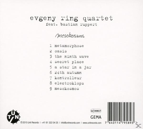 Evgeny Ring Quartet feat. Bastian Ruppert - Mesokosmos  - (CD)