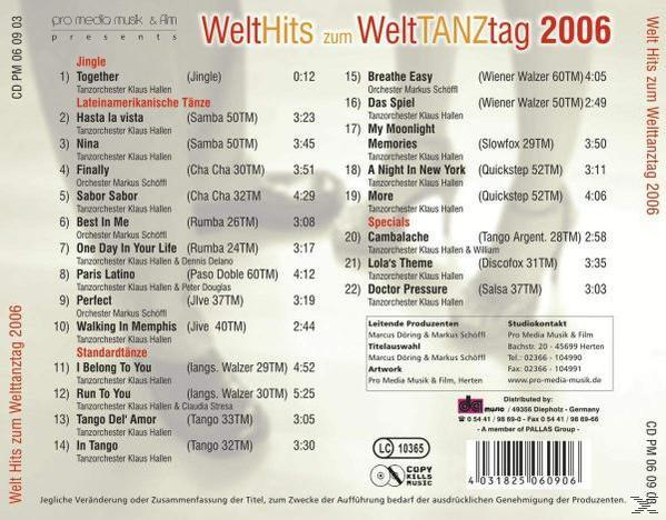 VARIOUS - Welttanztag 2006  - (CD)
