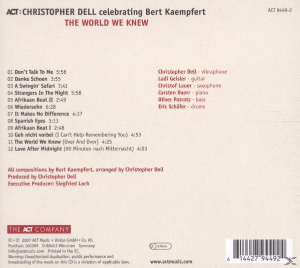 Christopher Dell - The World We Knew  - (CD)