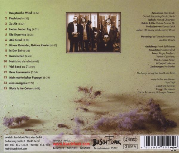 Dziuks Küche - Hauptsache Wind  - (CD)