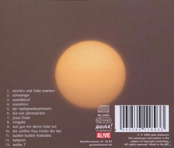 Götz Widmann - Hingabe  - (CD)