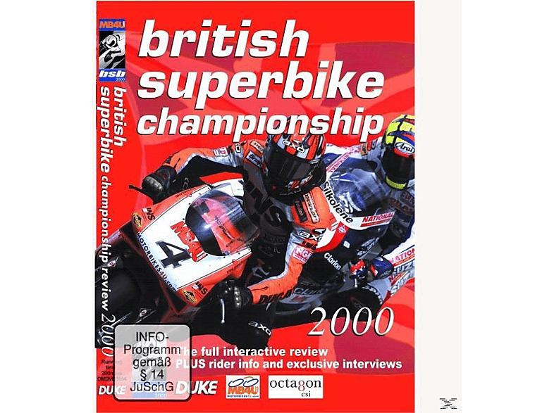 BRITISH SUPERBIKE CHAMPIONSHIP 2000 DVD