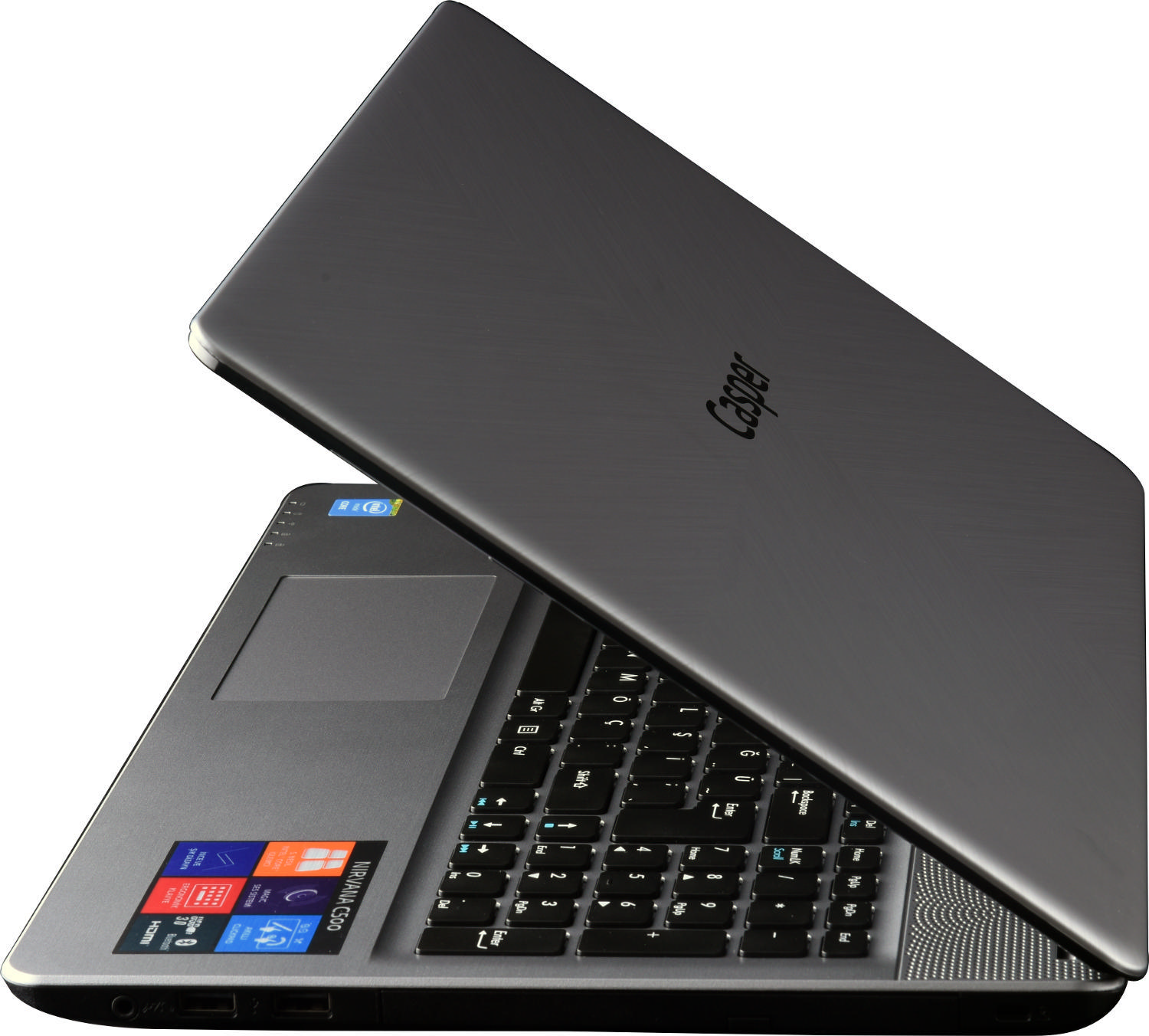 CASPER CN.M5U-5010A  Intel Core i3-5010U 2.1 GHz 4GB 500GB 15.6" Windows 10 Laptop