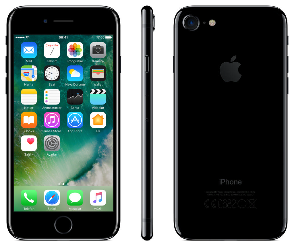 APPLE iPhone 7 128GB Jet Black Akıllı Telefon Apple Türkiye