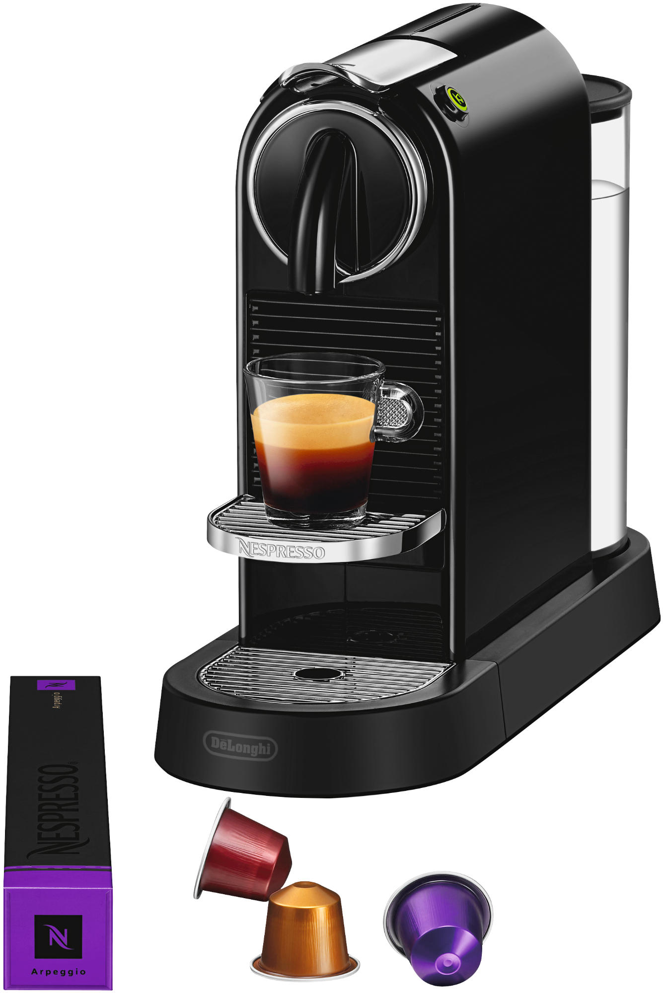 Citiz Nespresso Capsule Coffee Machine Black EN267.BAE | De'Longhi NZ