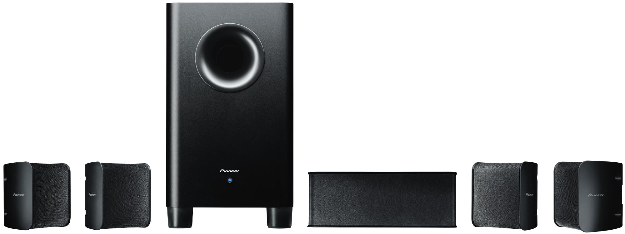 Home Cinema - Pioneer HTP 206 4K, Canales 5.1, Bluetooth, Negro