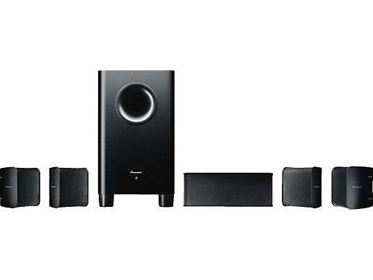 Home Cinema - Pioneer HTP 206 4K, Canales 5.1, Bluetooth, Negro