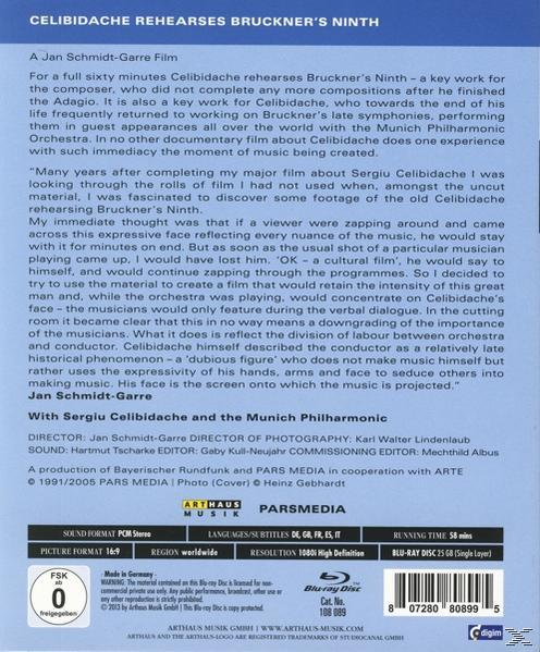 *, Sergiu & Münchner Po Celibidache - Sinfonie 9 Rehearsal  - (Blu-ray)