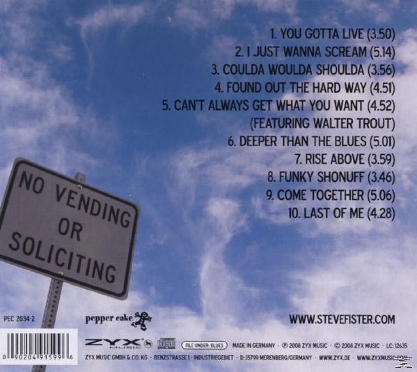 Steve Fister - Deeper Than The Blues  - (CD)