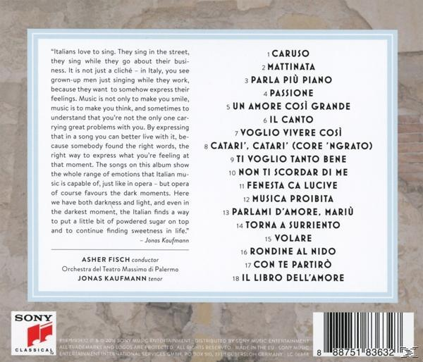 CD-Cover mit Text und Titelliste. Blauer Rahmen. Sony Classical Logo. Rückseite der CD-Hülle.