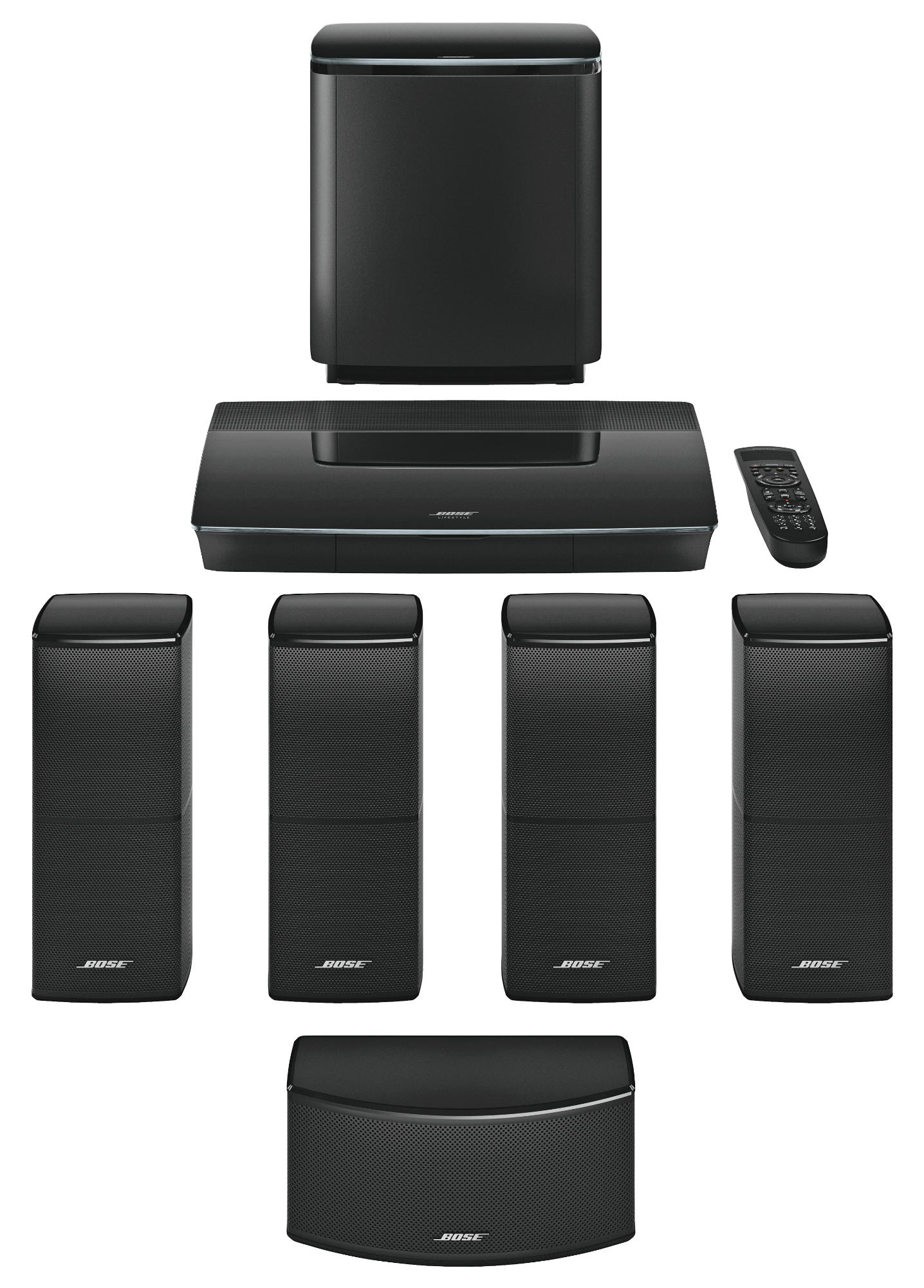 BOSE Lifestyle 600 5.1 Heimkino-System, Bluetooth, Ja, Schwarz)