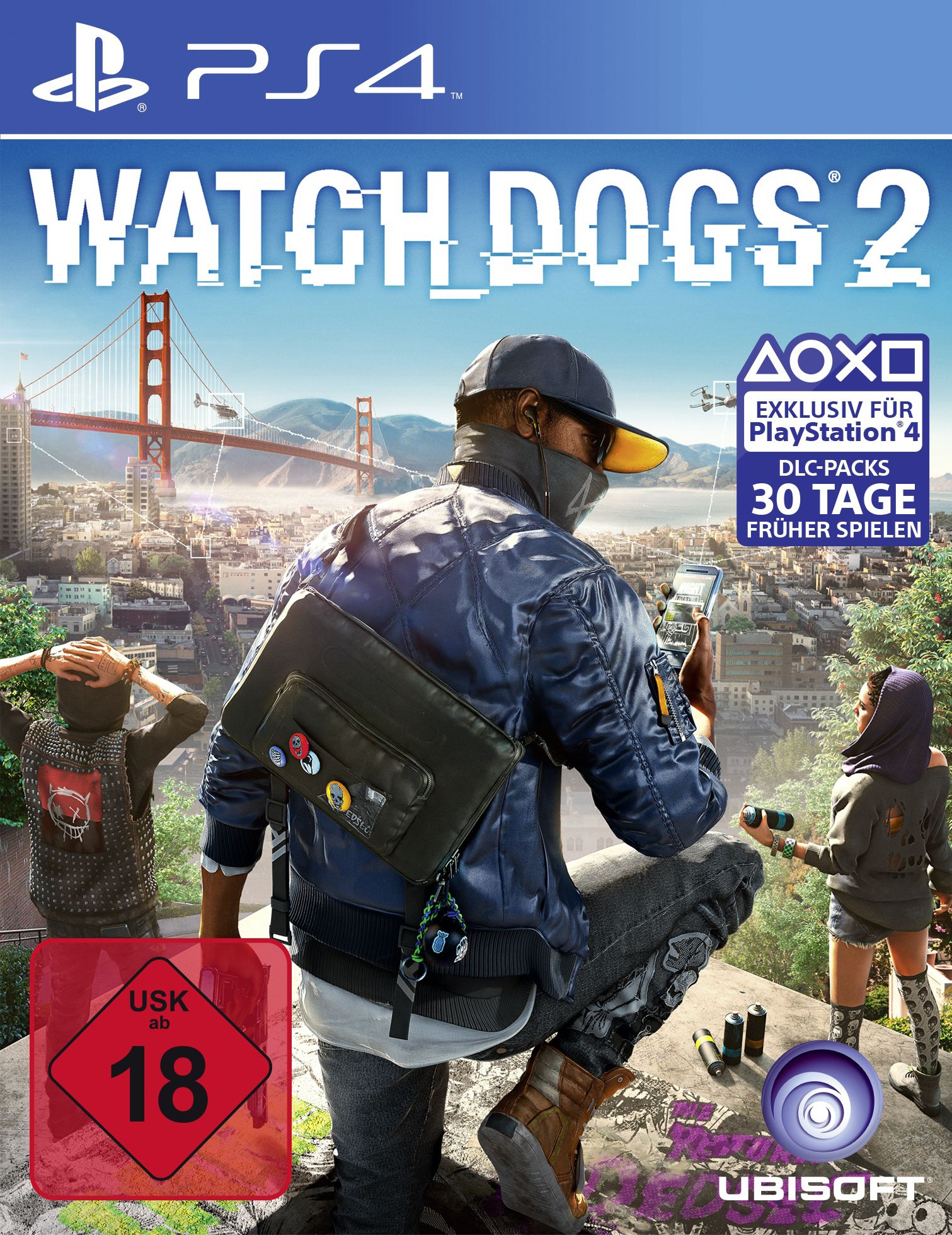 SONY PlayStation 4 Konsole Slim 1TB +  Watch Dogs + Watch Dogs 2