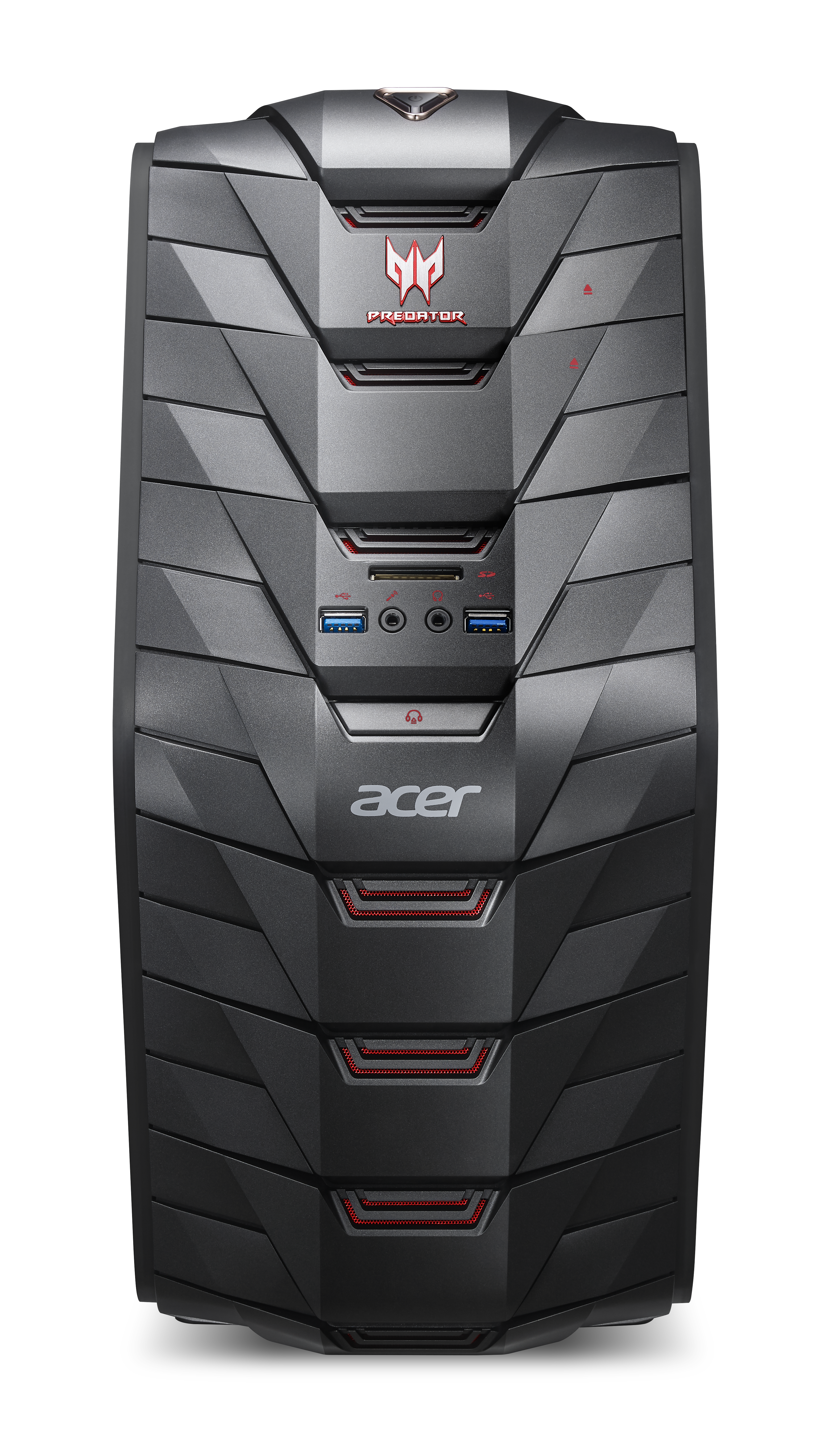 ACER Gaming PC Desktop PC Predator G3-710 (DG.B1PEV.004) Gaming-PC, Intel® Core™ i7-6700 Prozessor
(8M Cache, bis zu 4.00 GHz), 8 GB RAM HDD, Schwarz