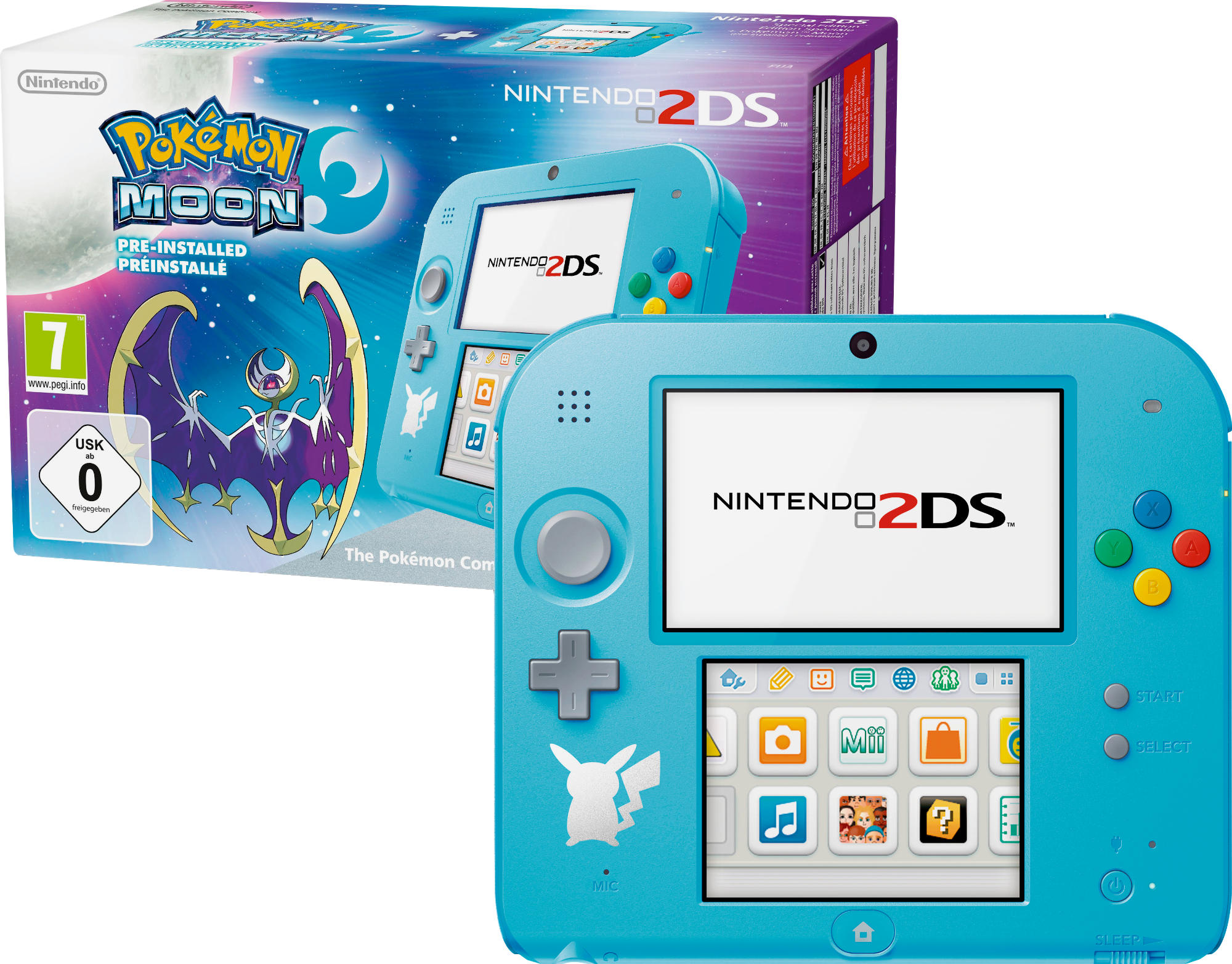 NINTENDO Nintendo 2DS Pokémon Mond Special Edition