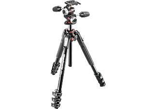 MANFROTTO 190XPRO4 ALU+X-PRO TILTHEAD - Stativ, Aluminium