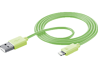 CELLULARLINE cellularline USB a Lightning Data Cavo - Verde - cavo dati (Verde)