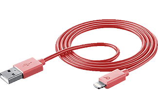 CELLULARLINE cellularline USB a Lightning Data Cavo - Rosso - cavo dati (Rosso)