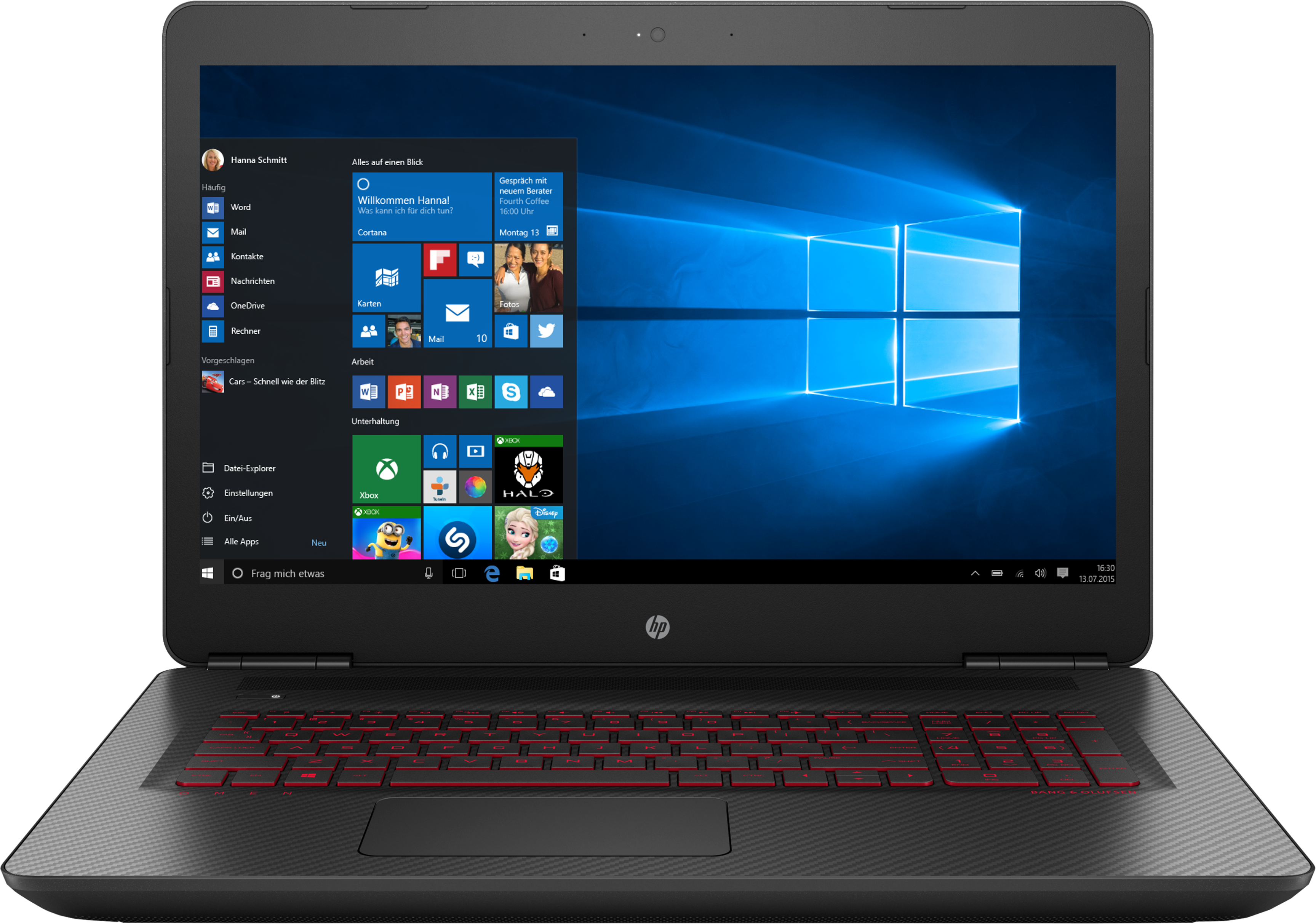 HP Gaming Notebook Omen 17-w184ng (Z5G25EA#ABD) - (Ausstellungsstück) Gaming-Notebook, 17,3 Zoll, Full-HD, Intel® Core™ i7-6700HQ Prozessor
(6M Cache, bis zu 3.50 GHz), 8 GB, 1000 GB HDD + 256 GB SSD