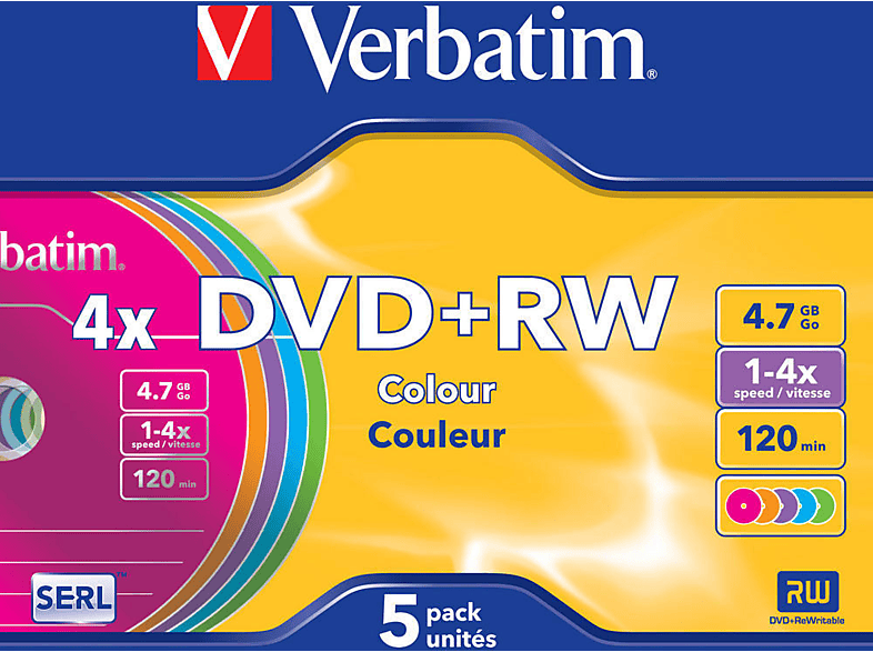VERBATIM 43297 DVD+RW Rohlinge